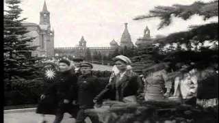 Stalin, Molotov, Malenkov, Kalinin, and other Soviet leaders attend award ceremon...HD Stock Footage