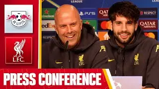 Arne Slot & Dominik Szoboszlai Pre-Match Press Conference | Leipzig v Liverpool