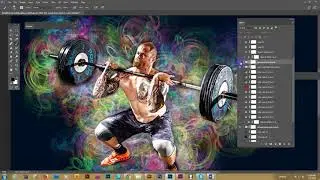 Smoke Photoshop Action demo & how to usage