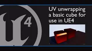 Blender to Unreal basics 2018 - UV unwrapping a basic model