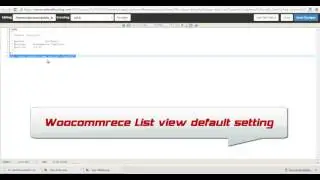 woocommrece list view setting default swtich on shop page