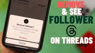 How to Unfollow on Threads! [Remove and See Follower]