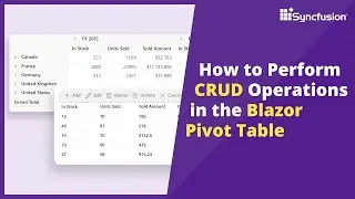 How to Perform CRUD Operations in the Blazor Pivot Table