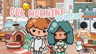 🍓• наше зимнее утро с Энтони ☕️🫒 || тока бока ~ toca boca || toca life world || Aeslie Toca