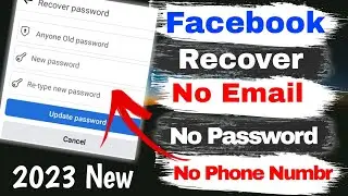 How To Recover Facebook Password Without Email And Phone Number 2023 @SocialLifeTips