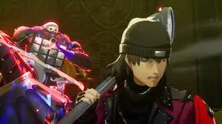 Shinjiro kills Someone With a Road Sign (GRAPHIC)