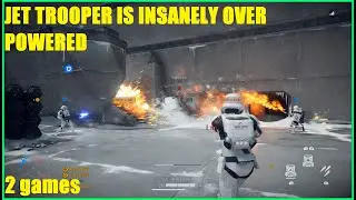 Star Wars Battlefront 2 - First Order Jet Troopers are SOO OP! Easily the best reinforcement in game