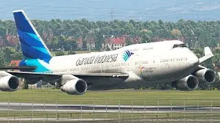 The World's Heaviest Boeing 747 Emergency Belly Landing I X-Plane 11