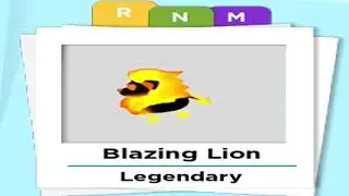 Blazing Lion Neon & Mega Neon in Adopt me