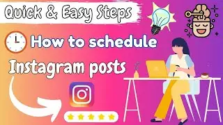 How to schedule instagram posts | Schedule instagram posts ( 2024 QUICK STEPS ) | eTechniz.com 👍