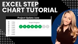 Excel how to create a step chart tutorial