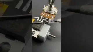 Motor Speed Control with 10k potentiometer and IRFZ44 MOSFET