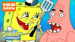 SpongeBob | 180 MINUTEN von SpongeBobs NOCH LUSTIGEREN Momenten! 😂 | SpongeBob Schwammkopf