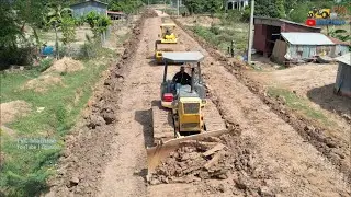 Two Types of Heavy Construction Equipment and Their Uses For Pushing Dirt And Soil Compactor