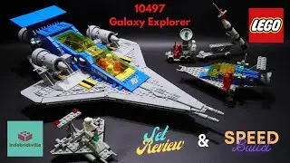 LEGO 10497 Galaxy Explorer full review and speed build. Bilingual in English and Bahasa Indonesia