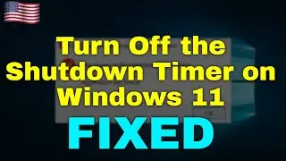 How to Turn Off the Shutdown Timer on Windows 11