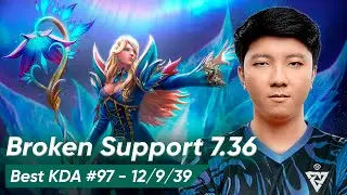 Whitemon CRYSTAL MAIDEN SUPPORT | Dota 2 7.36 Pro Gameplay