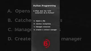 What does the 'with' statement do in Python? | Python Questions
