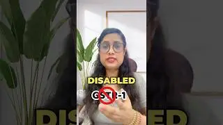 from September 2024 GSTR-1 blocked #shorts