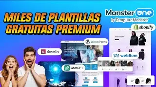 Cómo descargar Plantillas Web Gratuitas y Premium de MonsterONE 2024🚀