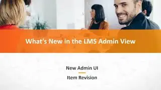 SAP SuccessFactors LMS Admin Item Revision Process