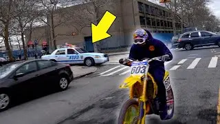 Riding on Dirt Bikes in New York Until I Get Pulled Over