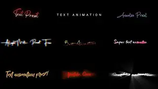 Top 10 alight motion text animation preset | text preset alight motion | text preset text animation