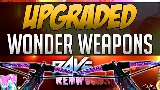 Rave in the Redwoods: ALL UPGRADED CROSSBOW WONDER WEAPONS GUIDE / ALL STATUE SPAWNS (COD Zombies)