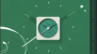 BRAUN+STARBUCKS Mordern Table Clock UNBOXING 2021년 겨울 스타벅스 프리퀀시 증정품 중 저는 이게 젤 좋아요