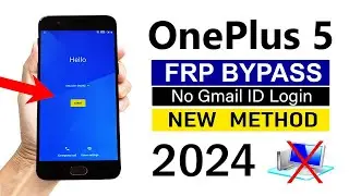 Onelus 5 : Google Account/ FRP Bypass - New Method (Without Pc)