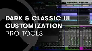 Dark and Classic Theme UI Customization in Pro Tools