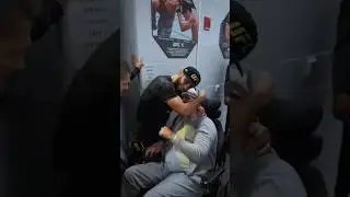 Ислам Махачев и Хабиб Нурмагомедов встретились с бывшим боксером Магомедом Абдусаламовым