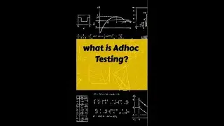 What is Ad hoc Testing? Manual Testing Material  #softwaretesting  #adhoctesting #shorts