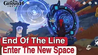 How To Complete End Of The Line Genshin impact - Fantastic Compass rotate Puzzle  Domain