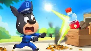 Bottles and Fires🔥 | Safety Cartoons for Kids | Police Resue | Sheriff Labrador