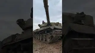 Chieftain Tank in action