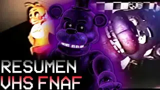 FNaF VHS RESUMEN: GRAN REAPERTURA || el ASESINATO de una GUARDIA de SEGURIDAD en la nueva PIZZERÍA.