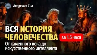 🌙 Лекция для сна ⏳ Вся история человечества: от каменного века до искусственного интеллекта ⏳