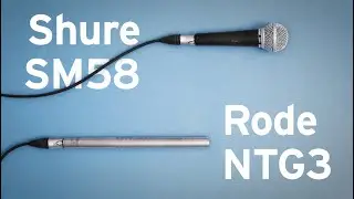 Shure SM58 vs Rode NTG-3 Mic Shootout 