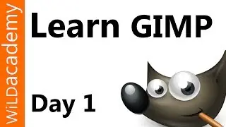 Learn GIMP Tutorial - Day 1 - Size Crop Rotate and Flip