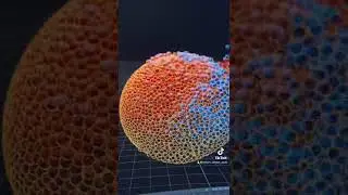 Cool particle effect you should try in #blender3d 🧿 #blendertutorial #satisfying #animation #3d