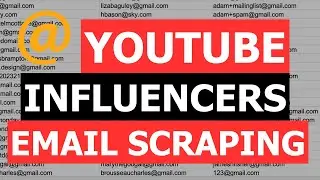 How to Scrape YouTube Influencers Emails | Get Email Address of YouTube Channels