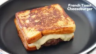 French Toast Cheeseburger | Patty Melt Sandwich | Breakfast Recipe