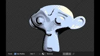 Layer multiple screentone textures, Blender NPR