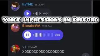 Doing Voice Impressions in Discord