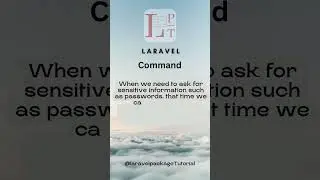 Secret input laravel command #laravel #laravelframework