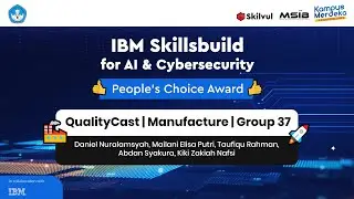 Manufacture - "QualityCast" - Group 37 - IBM KM