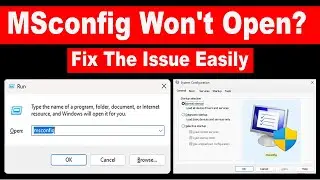 Why 'msconfig' Won't Open In Safe Mode and How to Open It –🔧 Fix The Issue Easily