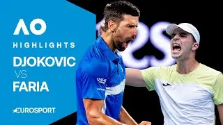 Novak Djokovic vs Jaime Faria | Round Two | Australian Open 2025 Extended Highlights 🇦🇺