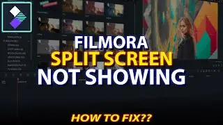 FILMORA X | SPLIT SCREEN NOT SHOWING | MISSING SPLIT SCREEN ISSUE | HOW TO FIX TUTORIAL [HINDI]